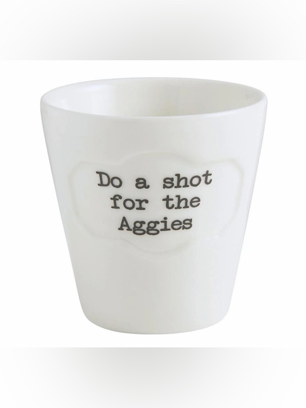 Set of 4 Aggie Football Shot Glasses, Sports, Texas A&M NWT 47th & Main Game Day